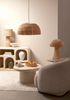 Stolik kawowy BIZZOTTO LOPEZ Ø75 naturalny – drewno mango, nowoczesny design