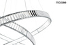 MOOSEE lampa wisząca WAVE 130 chrom