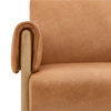 Stratford Armchair Brown Leather 755x725x800mm