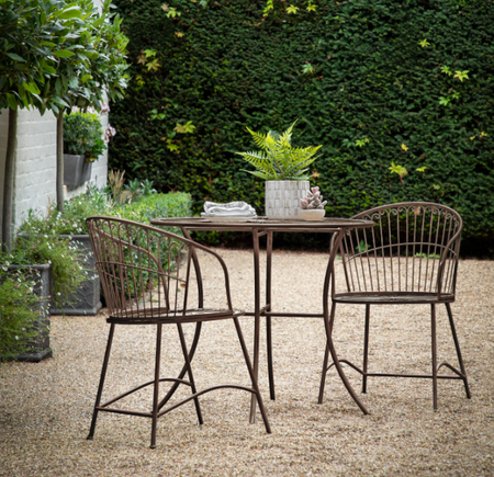 Zestaw bistro Siracusa 2-osobowy Noir