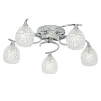 Boyer 5 Ceiling Lamp Chrome