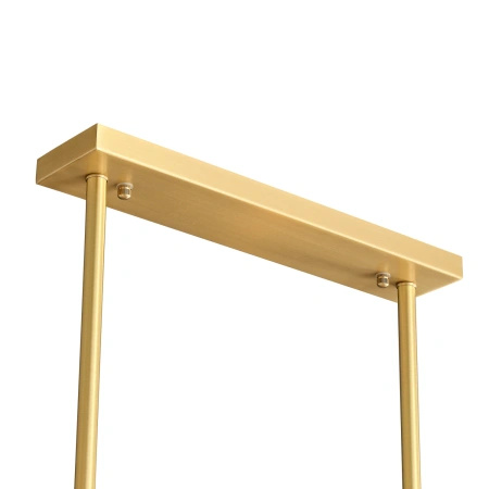 Lampa wisząca ICELAND  100 cm - mosiądz, szkło kryształowe