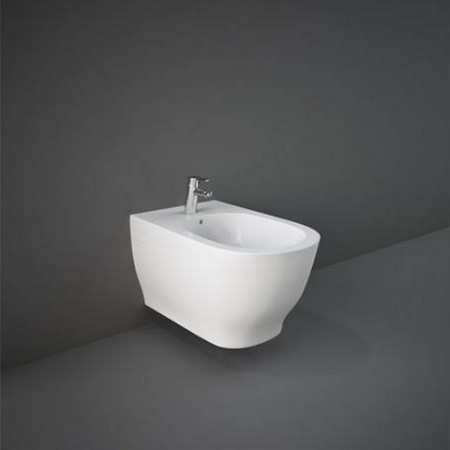 MOON Bidet podwieszany 56x36 cm biały połysk