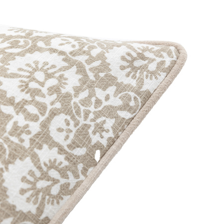 Morley Floral Cushion Taupe 450x450mm
