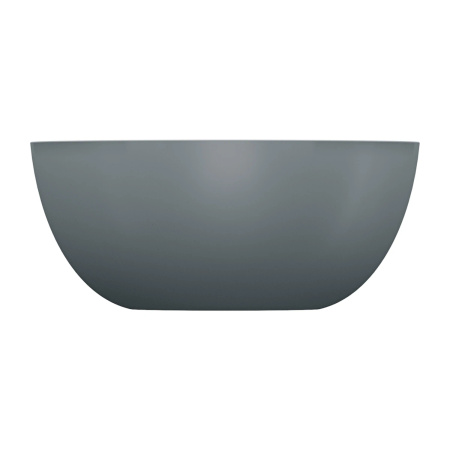 SHELL M+ umywalka nablatowa, Ø35 cm, ash grey mat