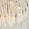 Anistoria Grand 9 Pendant Light Brushed Aged Brass