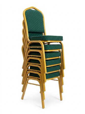 Krzesło bankietowe / konferencyjne        HEKATE zielone