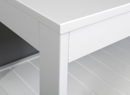 ETIDE regał niski 61x45x36 cm, biały mat