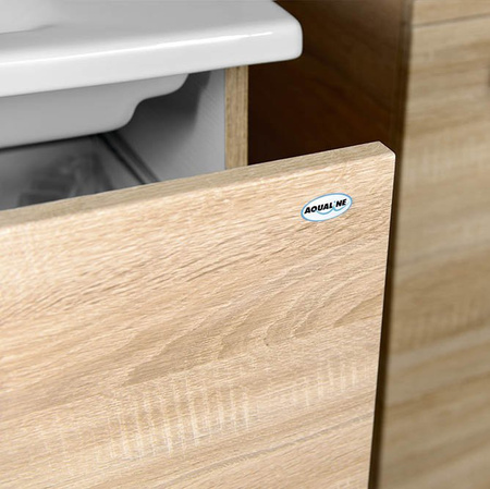 VEGA szafka umywalkowa 72x57,6x43,8cm, 2 szuflady, dąb platin