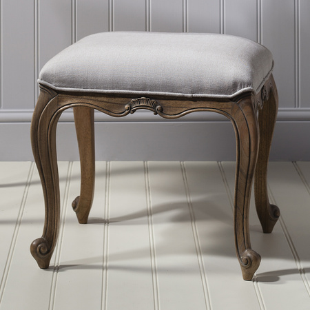 Elegancki stołek toaletowy Weathered 470 x 450 x 400 mm
