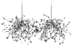 MOOSEE lampa wisząca MONETE chromowana