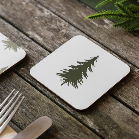 Woodland Trees Placemat & Coaster Set (4pk)