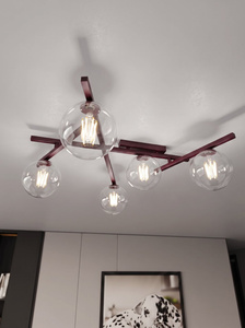 SMART 5 BURGUNDY TRANSPARENT