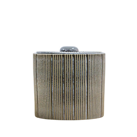 Słoik Estrid duży szary 200 x 200 x 190 mm