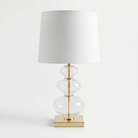 LAMPA NOCNA BIAŁO-ZŁOTA BRISTON