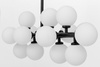 NOWOCZESNA LAMPA WISZĄCA CZARNA PETRICA W16