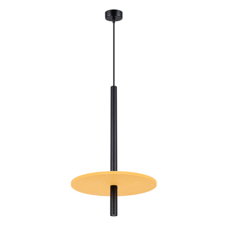 Lampa wisząca FELTRO 1 czarna/żółta