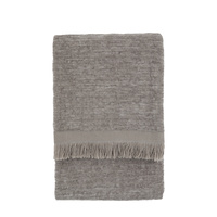 Willow Chenille Throw Grey 1300x1700mm