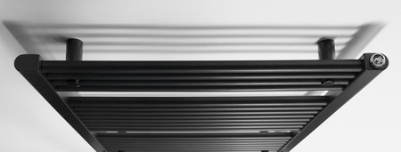 DIRECT grzejnik z bocznym przyłączem 600x960mm, czarny mat