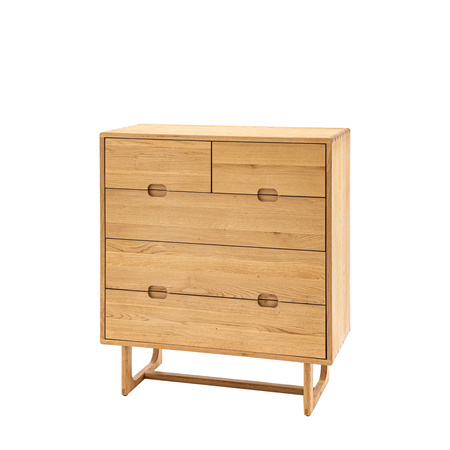 Craft 5 Drawer Chest Natural 950x450x1060mm