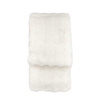 Marshmallow Rabbit Faux Fur Throw Crm 1300x1700mm