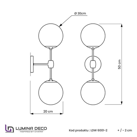 LAMPA ŚCIENNA KINKIET LOFTOWY CZARNY ZODIAK W2