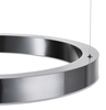 Lampa wisząca CIRCLE 60 cm - LED, ring tytan szczotkowany