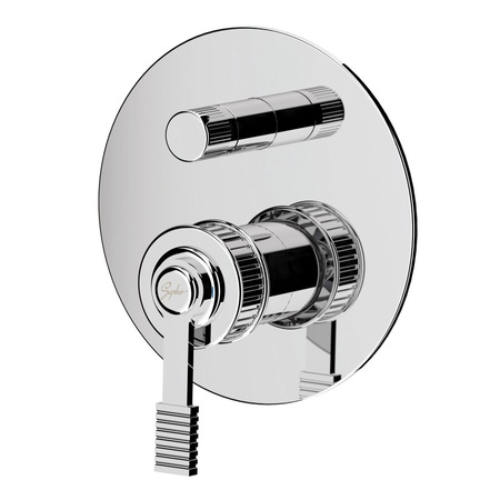 VERSI bateria prysznicowa podtynkowa, 2 wyjścia, chrom