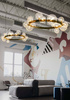 Lampa wisząca Orion 85 cm - 15 szklanych kul, czarna