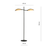 LOTUS LP2 BLACK/RATTAN
