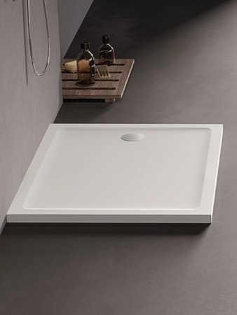 Brodzik MILD akrylowy prostokątny 140x80x4,5 biały