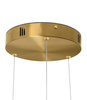 MOOSEE lampa wisząca RING 60 + 80 + 80    złota na jednej podsufitce
