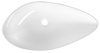 OVALI umywalka ceramiczna 74x38,5cm, biała