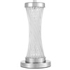 LAMPA NOCNA GLAMOUR CZARNO-CHROMOWANA VILLANOVA