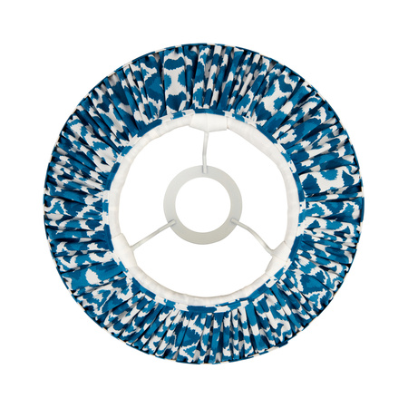 Ikat Shade Marlin Blue Fabric 185x125x250mm
