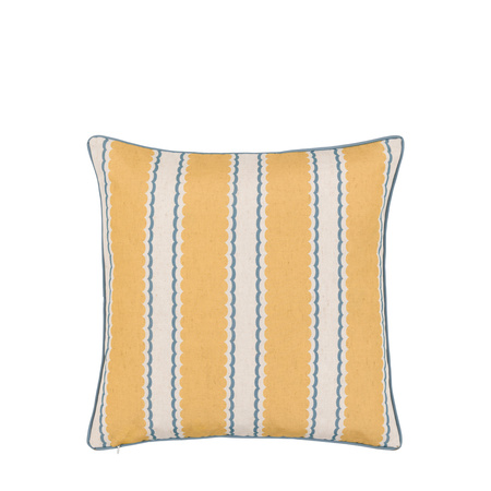 Calivana Cushion Blue/Ochre 450x450mm