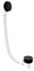 Zestaw odpływowy, klik-klak, długość 1200mm, korek 72mm, czarny mat