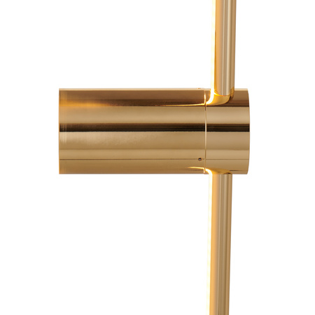 Kinkiet ścienny SPARO LED – oprawa liniowa złoty połysk, 120 cm