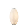 Lampa wisząca SILK BARREL biała 50 cm