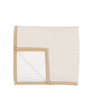 Serene Quilted Bedspread Oatmeal 2600x2400mm