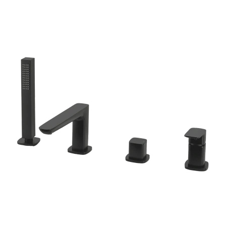 Bateria wannowa 4-otworowa, czarna