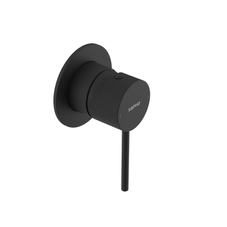 ULTRASAN bateria prysznicowa podtynkowa, 1 wyjście, czarny matt