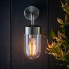 North Wall Light Brushed Steel