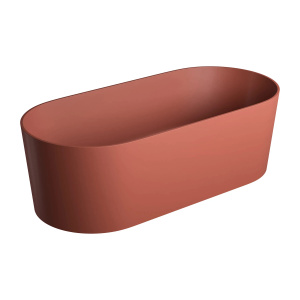 OVO M+ wanna wolnostojąca, 160 x 75 cm, terracotta mat