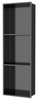 DENBO półka wpuszczana, 270x810mm, stal nierdzewna, gun metal