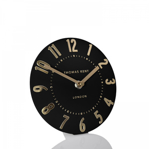 Mulberry Mantel Clock Noir 6in