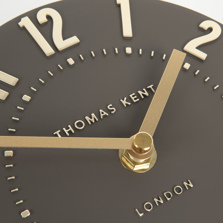 Mulberry Mantel Clock Espresso 6in