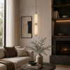 Lampa wisząca OSMO-2 LED złota 73 cm