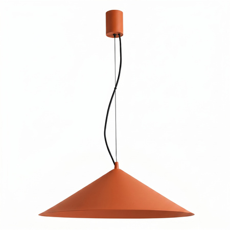 Lampa wisząca FINT ochra czerwona LED 3000K