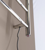 REDONDO elektryczna suszarka na ręczniki, okrągła, 500x900 mm, 75 W, stal nierdzewna polerowana